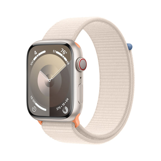 Apple_Watch_Series_9_LTE_45mm_Starlight_Aluminum_Starlight_Sport_Loop_PDP_Image_Position-1__en-US