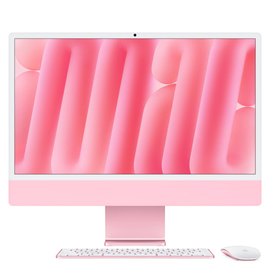 24 hüvelykes iMac Retina 4,5K kijelzővel: Apple M4 chip 10 magos CPU-val és 10 magos GPU-val, 2TB SSD, 24GB RAM, Magic Mouse, Magic Keyboard Touch ID-val - nemzetközi angol - rózsaszín CTO