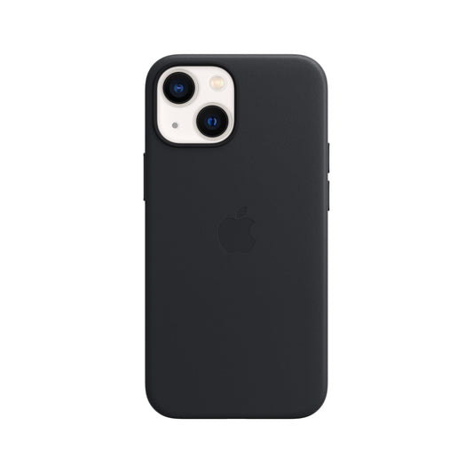 Funda de piel con MagSafe para iPhone 13 mini - Medianoche