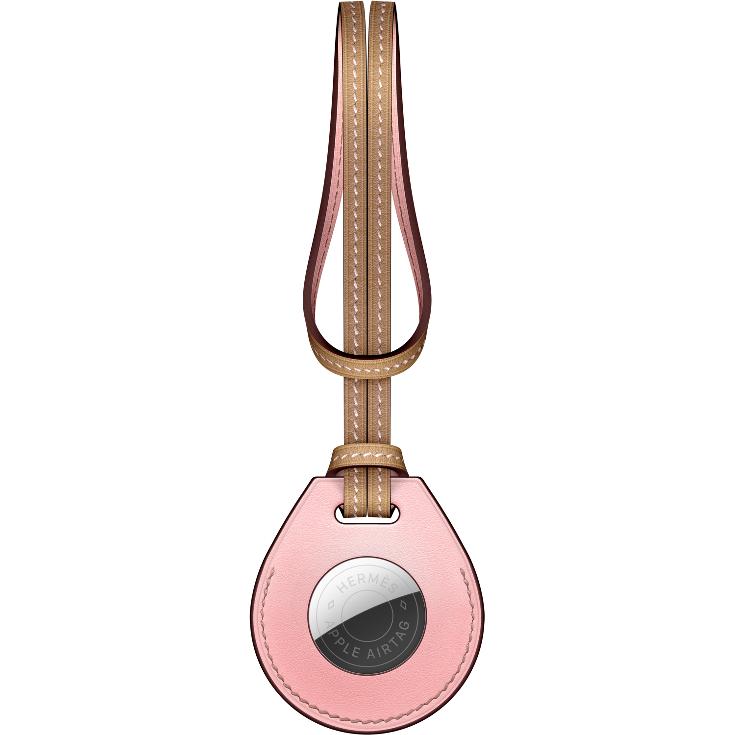 AirTag Hermès תליון תיק - ורוד סאקורה