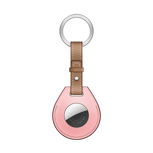 Llavero AirTag Hermès - Rosa Sakura