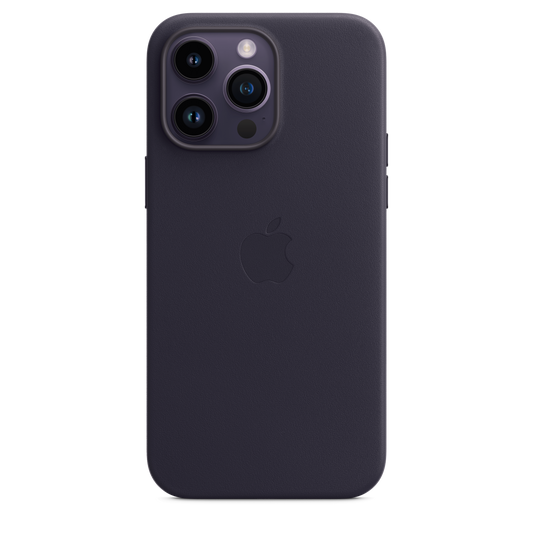Funda de piel con MagSafe para iPhone 14 Pro Max - Tinta