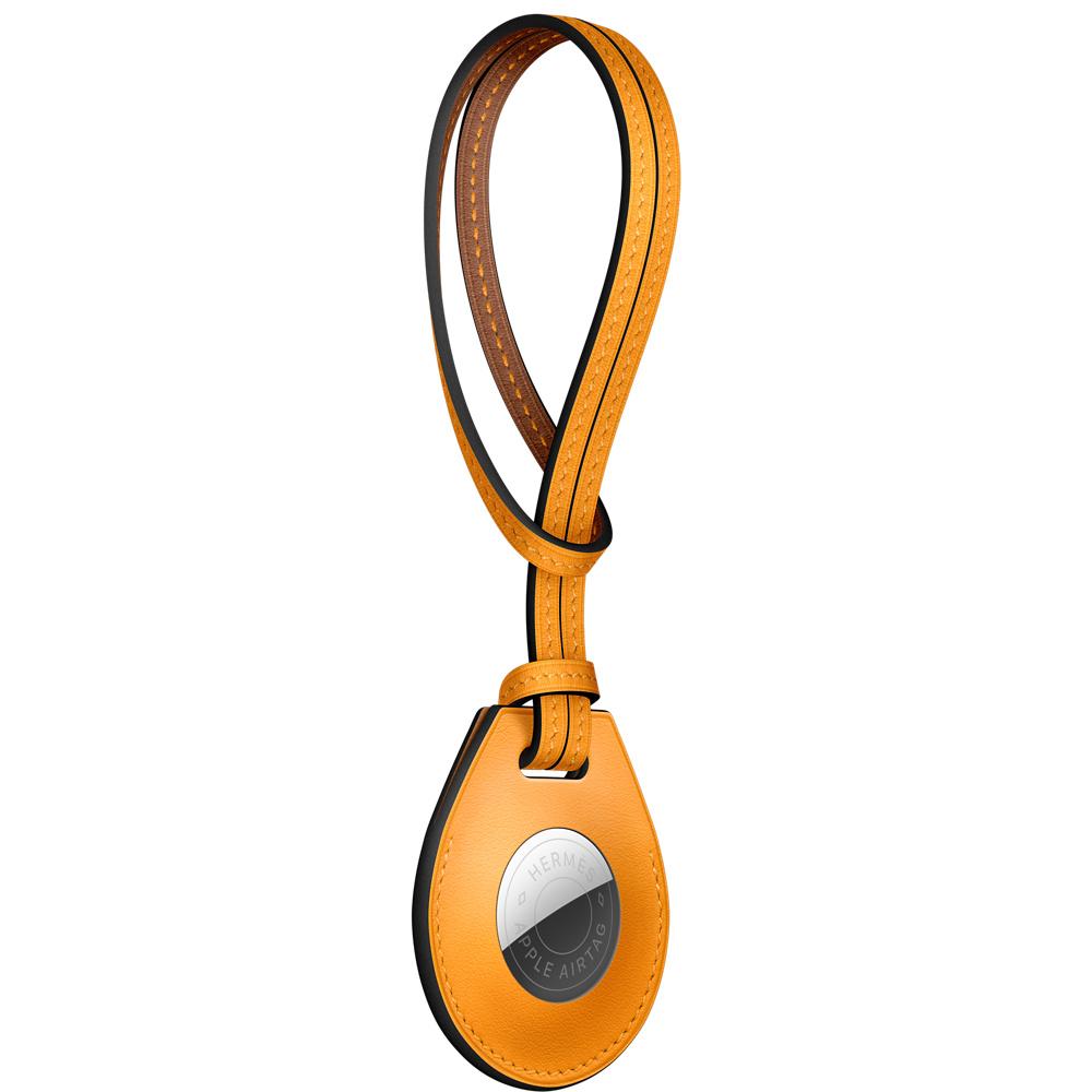 Charm para bolso AirTag Hermès – Jaune d'Or