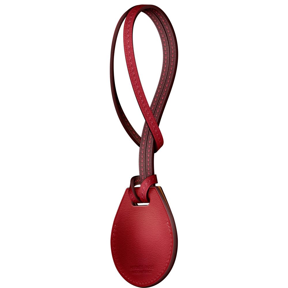 Accesorio para bolso AirTag Hermès – Piment
