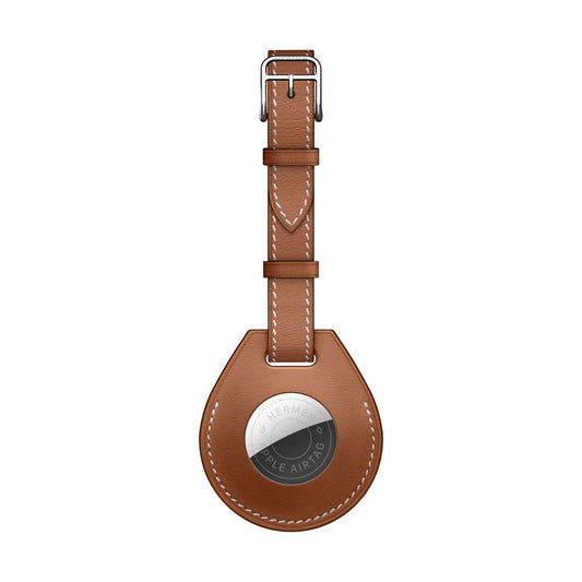 Etiqueta de equipaje AirTag Hermès - Dorado