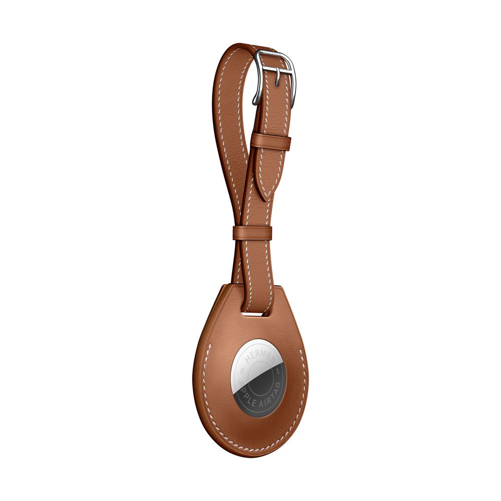Etiqueta de equipaje AirTag Hermès - Dorado