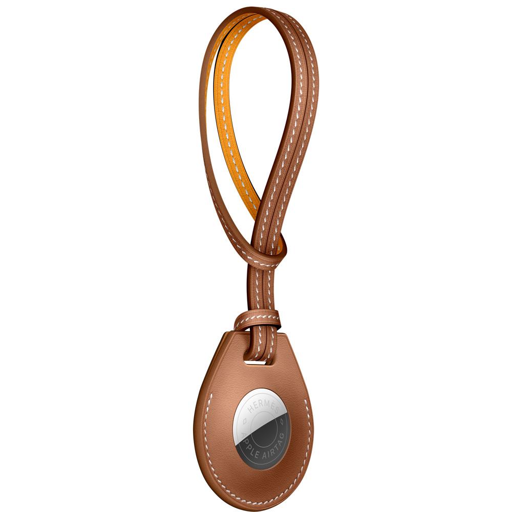 Charm para bolso AirTag Hermès – Dorado