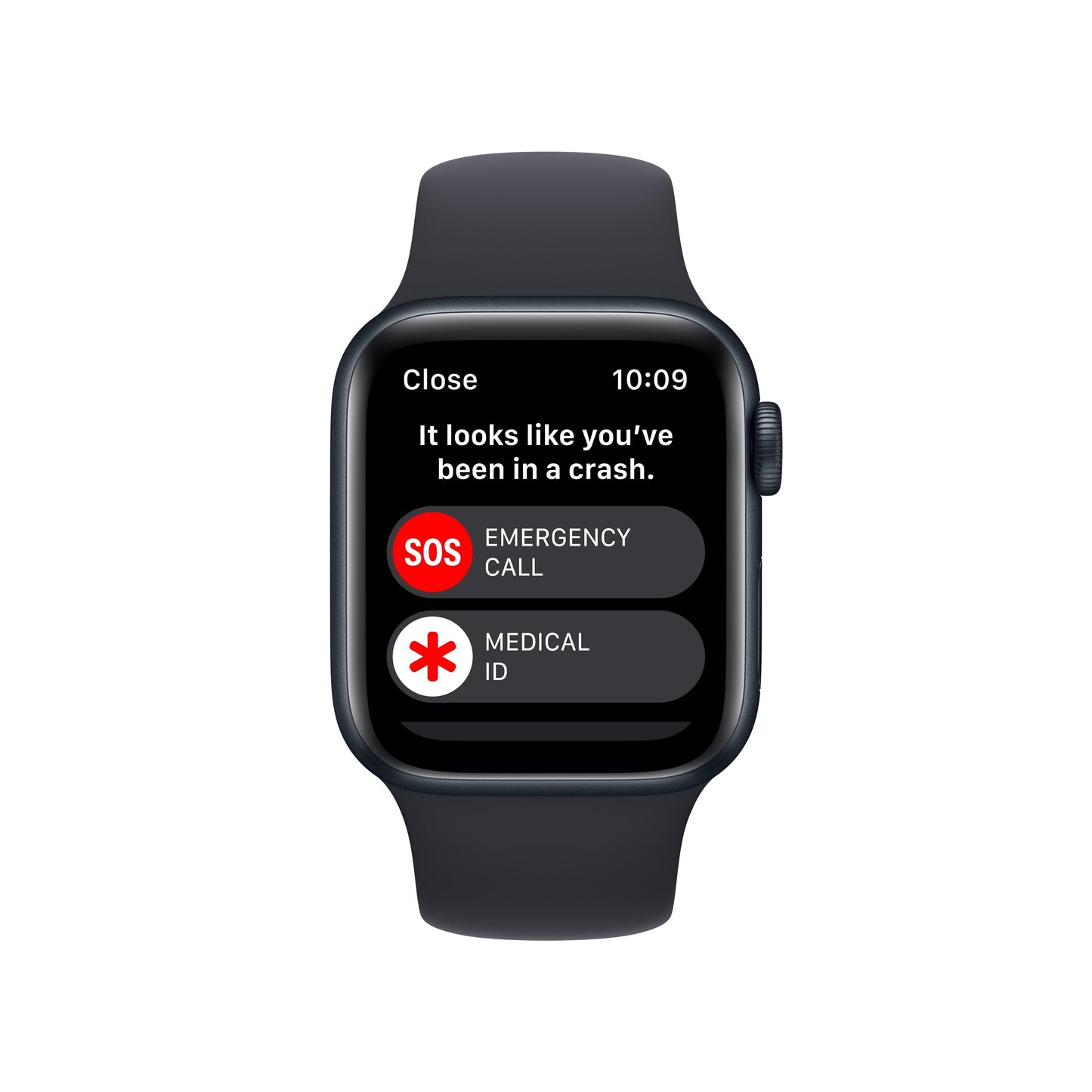 Apple Watch SE GPS + Cellular 40mm Midnight Aluminum Case with Midnight Sport Band - M/L