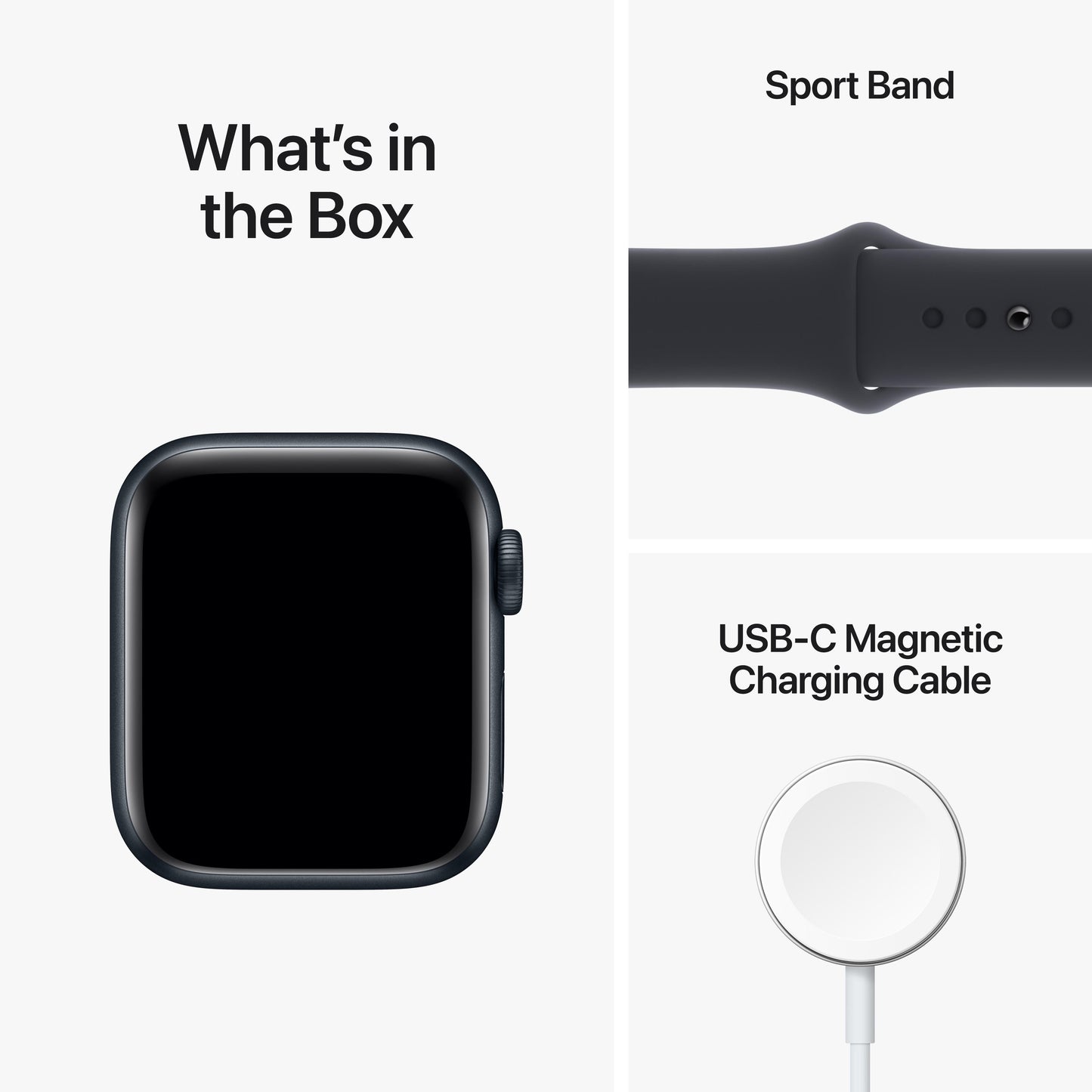 Apple Watch SE GPS + Cellular 40mm Midnight Aluminum Case with Midnight Sport Band - M/L