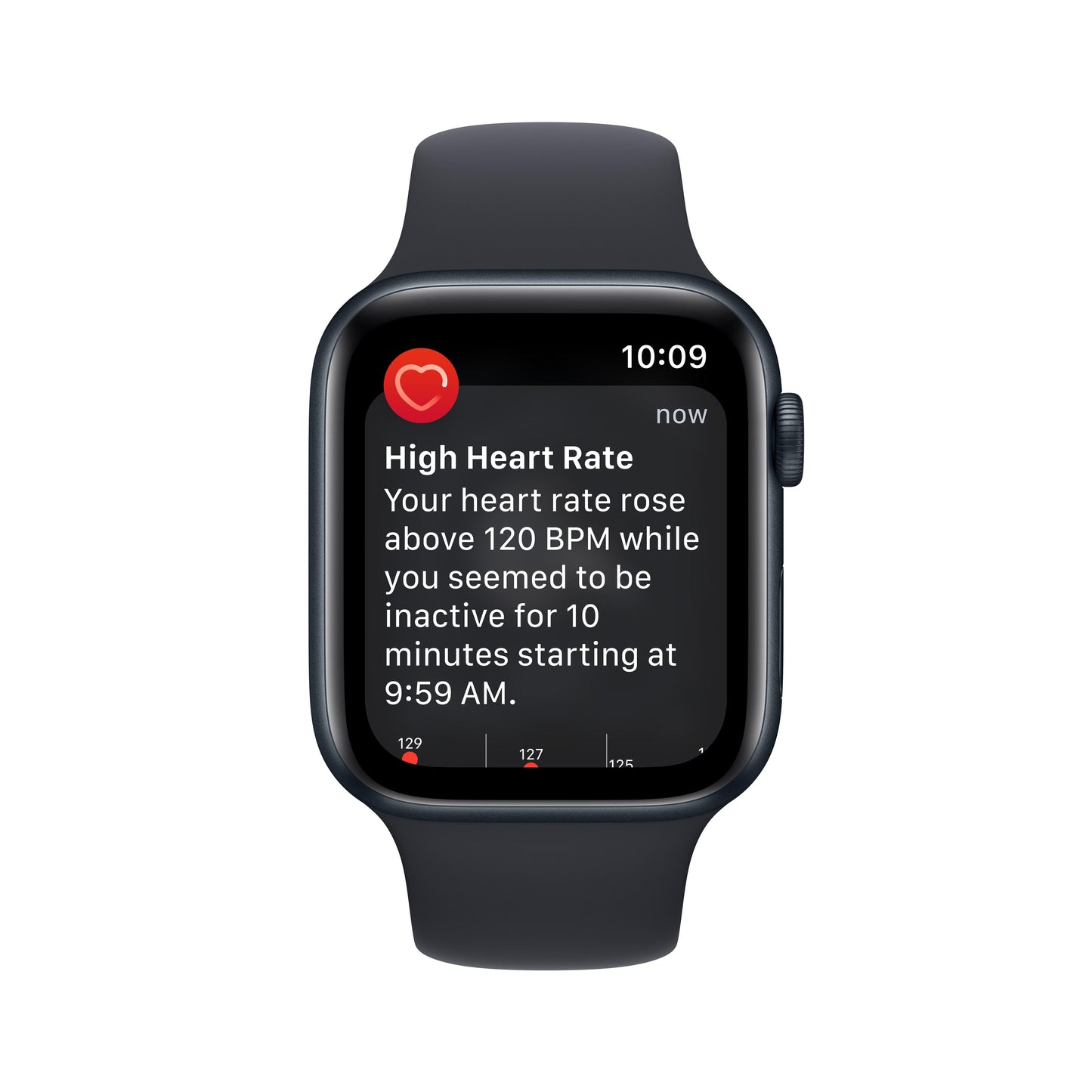 Apple Watch SE GPS + Cellular de 44 mm con caja de aluminio color medianoche y correa deportiva color medianoche - Talla S/M