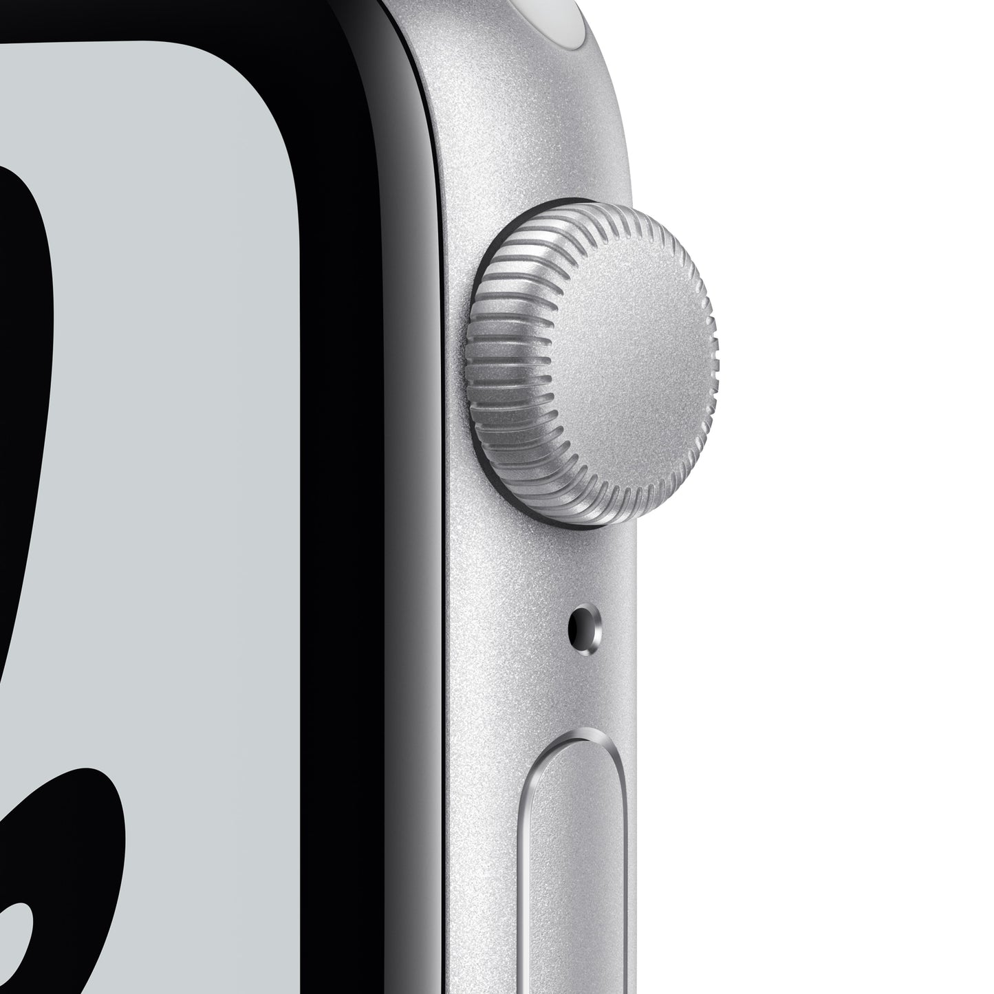 Apple Watch Nike SE GPS, 40mm Silver Aluminum Case with Pure Platinum/Black Nike Sport Band - Regular