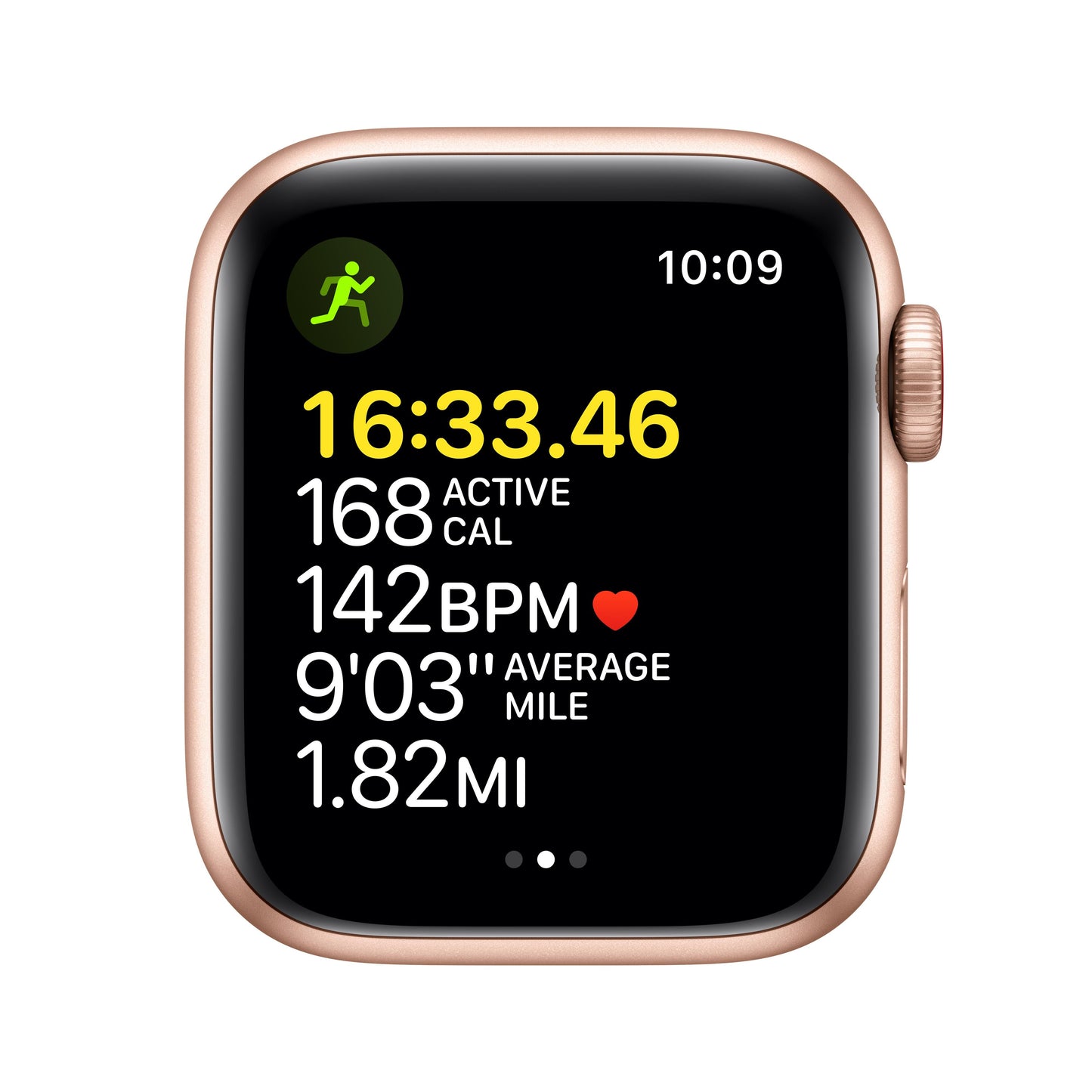Apple Watch SE GPS + Cellular, 40mm Gold Aluminum Case with Starlight Sport Band - Regular