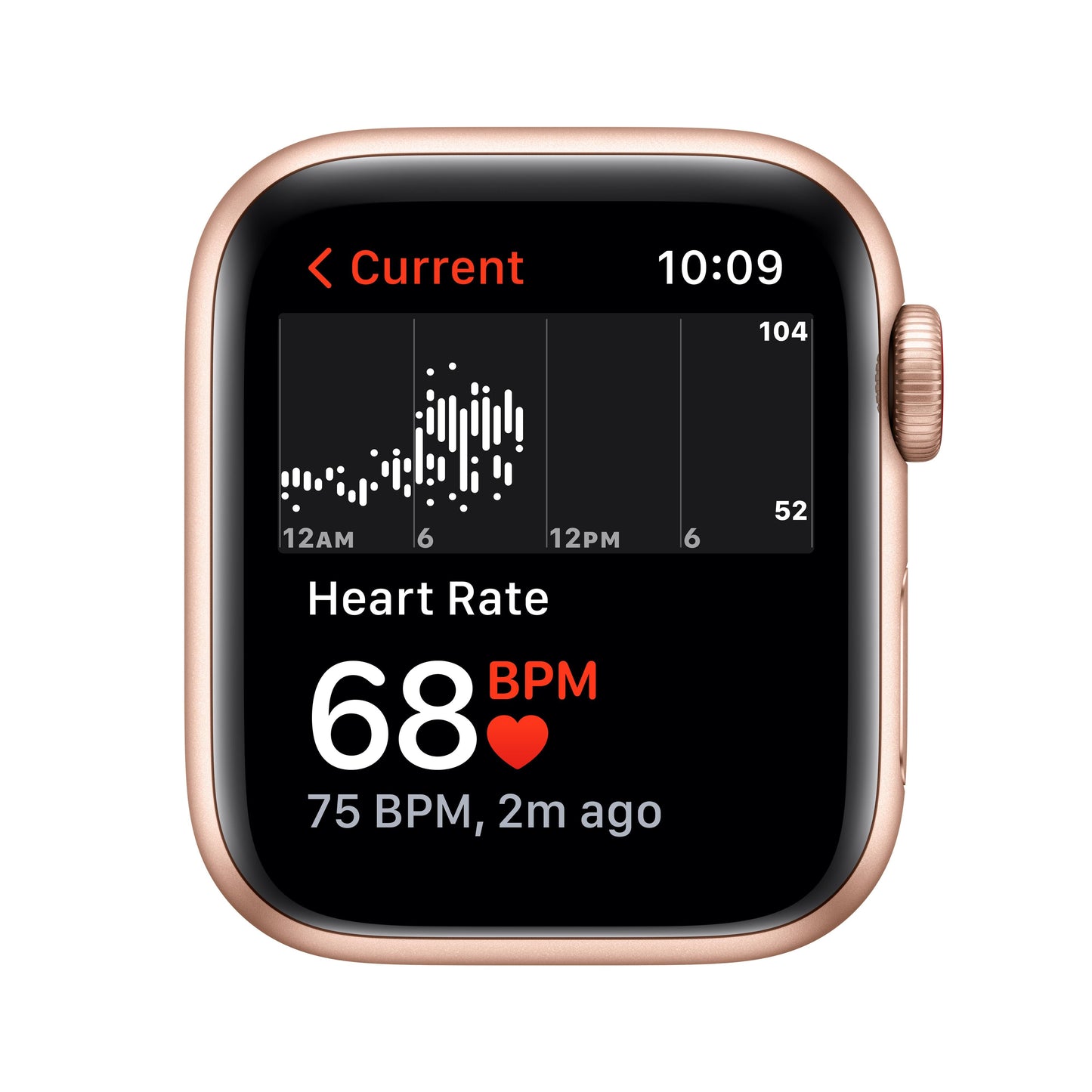 Apple Watch SE GPS + Cellular, 40mm Gold Aluminum Case with Starlight Sport Band - Regular