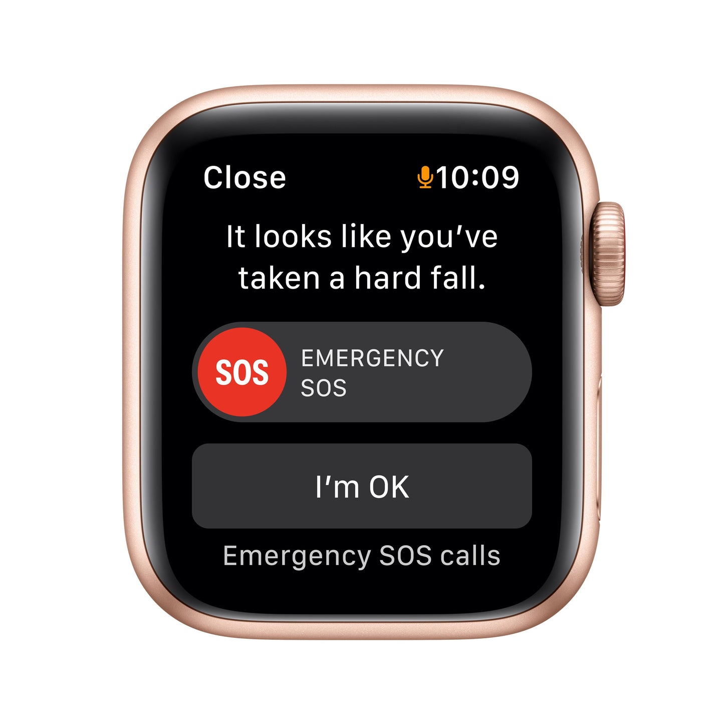 Apple Watch SE GPS + Cellular, 40mm Gold Aluminum Case with Starlight Sport Band - Regular