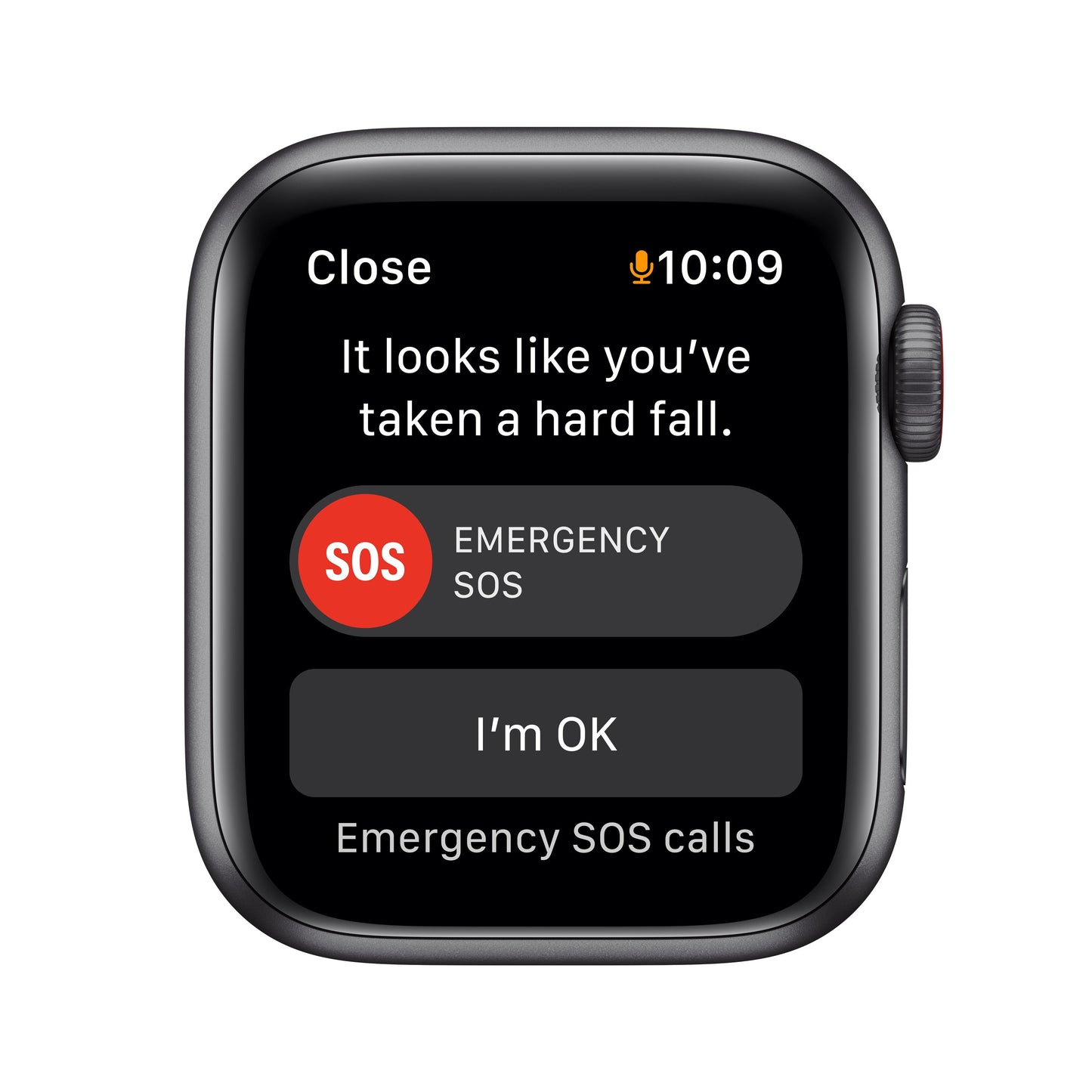 Apple Watch SE GPS + Cellular, 40mm Space Gray Aluminum Case with Tornado/Gray Sport Loop