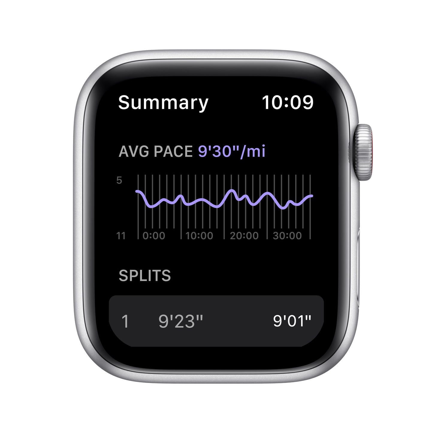 Apple Watch Nike SE GPS + Cellular, 44mm Silver Aluminum Case with Pure Platinum/Black Nike Sport Band - Regular