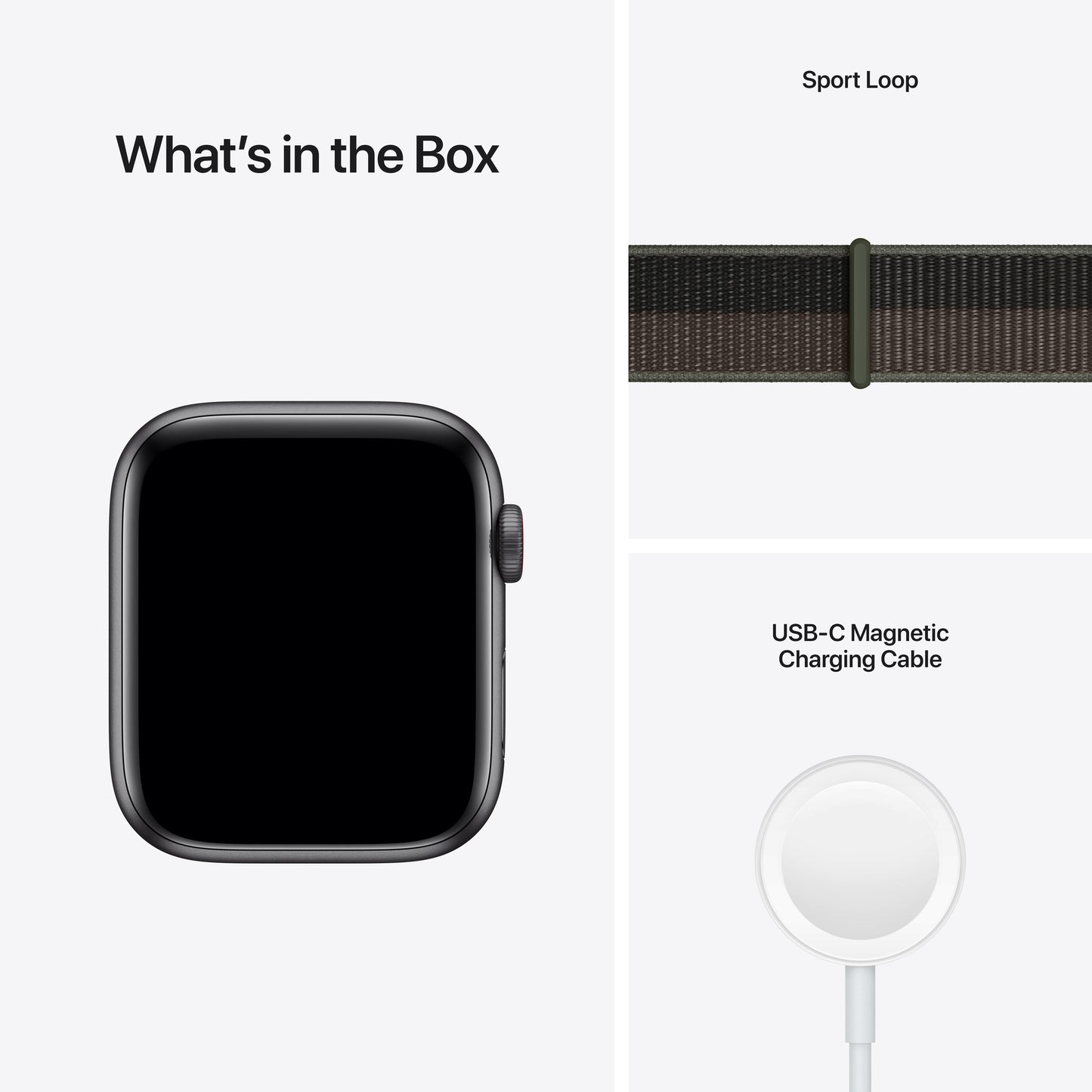 Apple Watch SE GPS + Cellular, caja de aluminio gris espacial de 44 mm con correa deportiva Tornado/gris