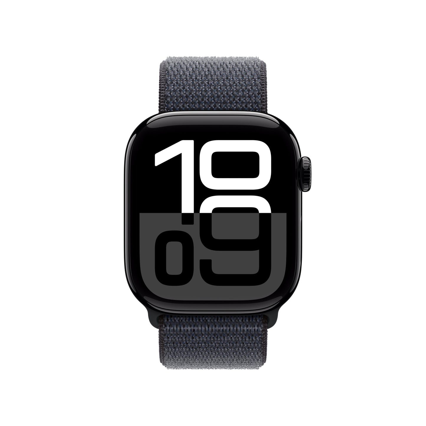 Apple Watch Series 10 GPS 42mm Jet Black Aluminum Case with Ink Sport Loop