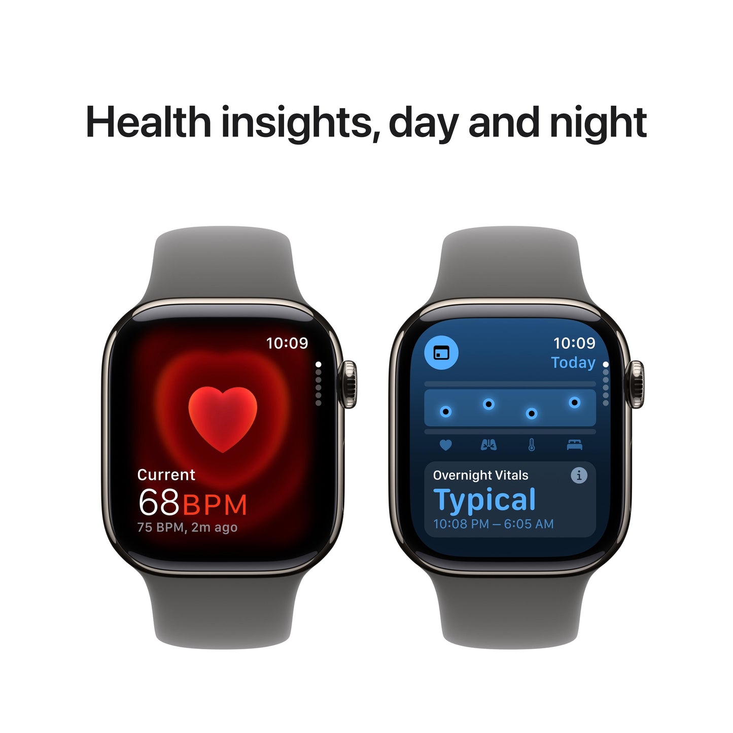 Apple Watch Series 10 GPS + Cellular de 42 mm con caja de titanio natural y correa deportiva gris piedra - S/M