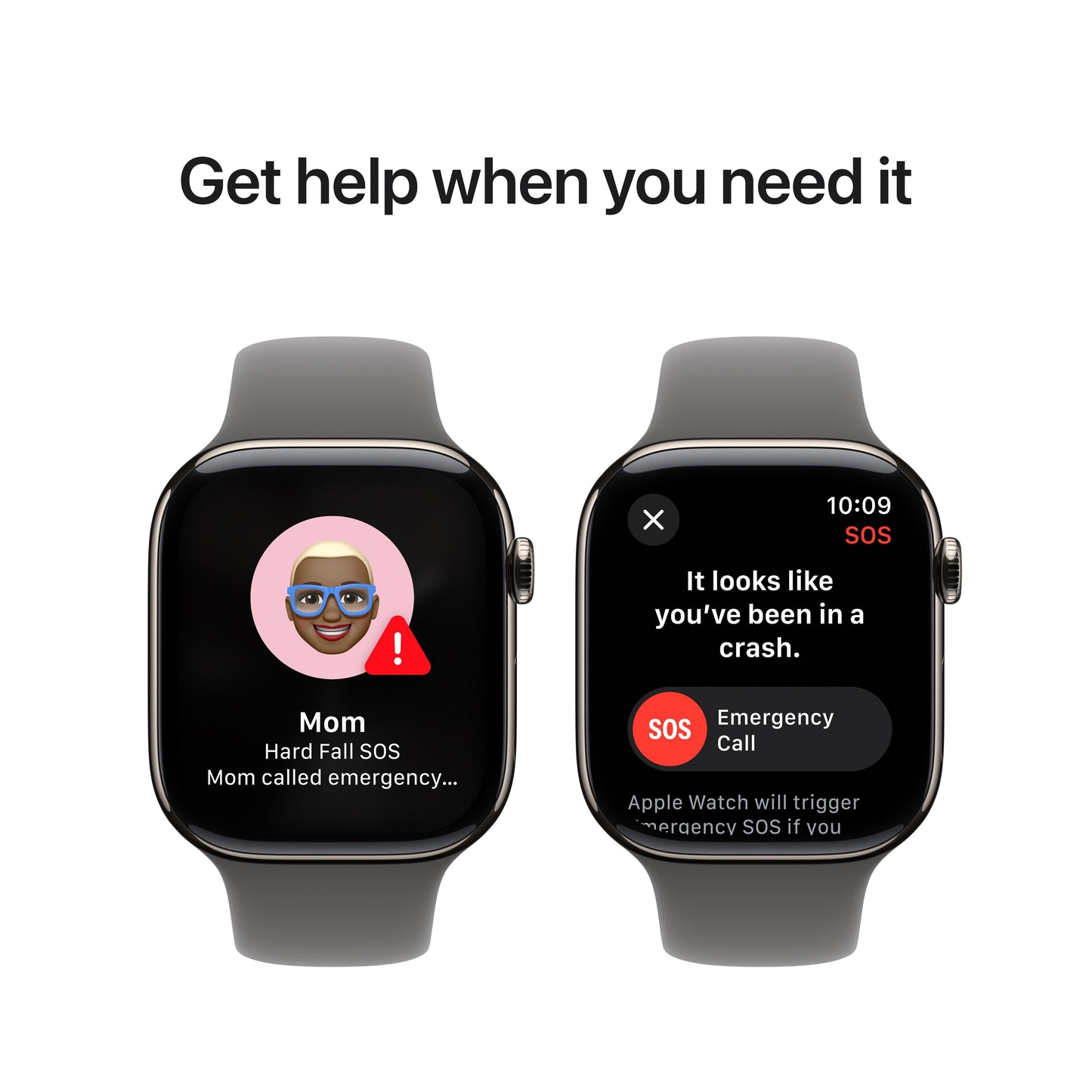 Apple Watch Series 10 GPS + Cellular de 46 mm con caja de titanio natural y correa deportiva gris piedra - S/M