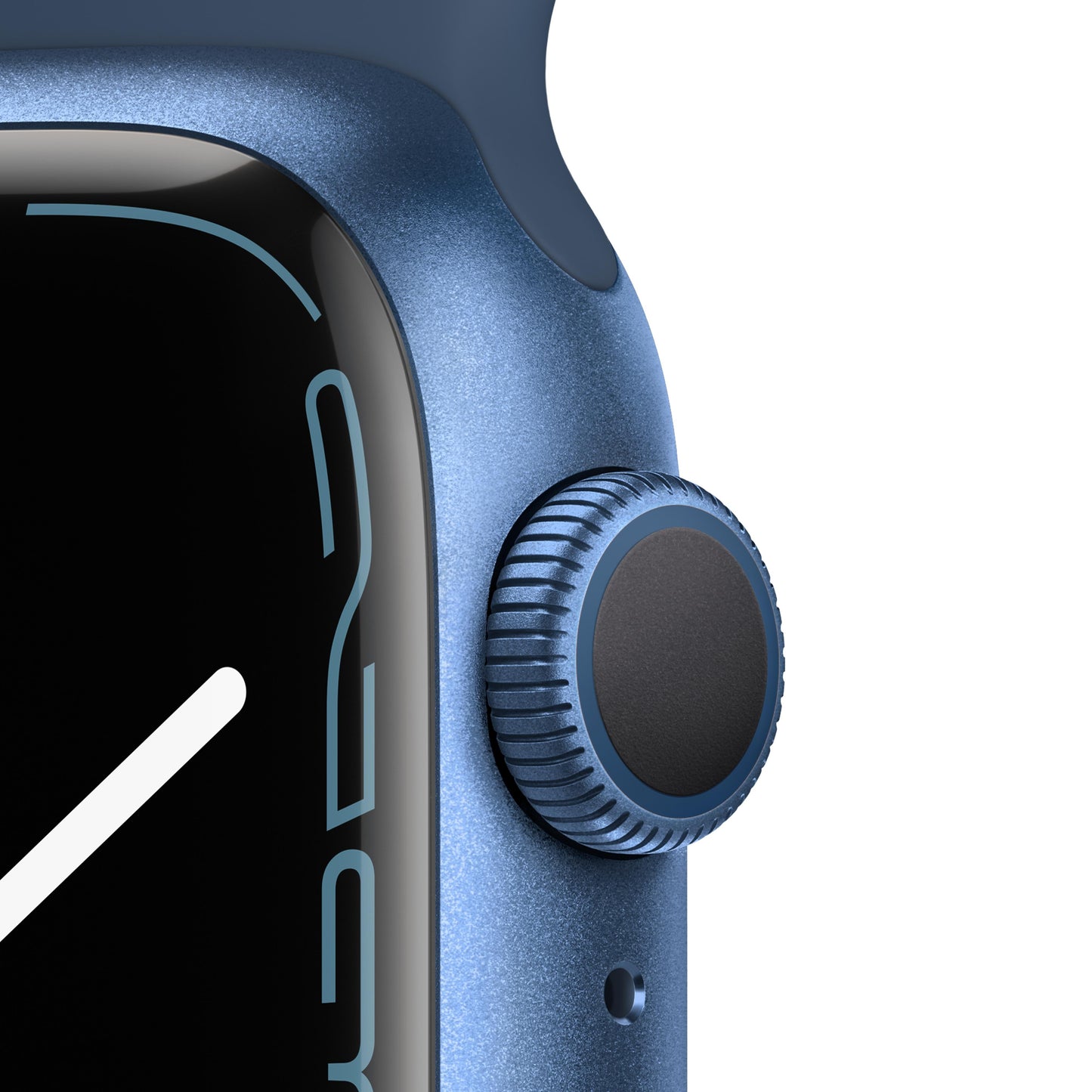 Apple Watch Series 7 GPS, 41mm Blue Aluminum Case with Abyss Blue Sport Band - Regular