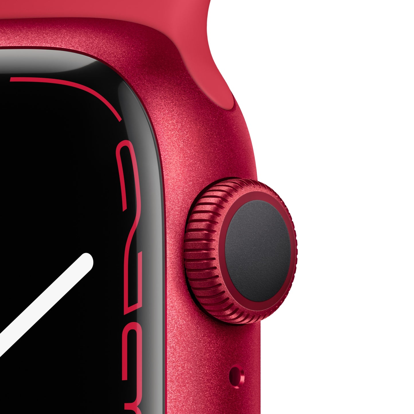 Apple Watch Series 7 GPS, 41mm (PRODUCT)RED Aluminum Case with (PRODUCT)RED Sport Band - Regular