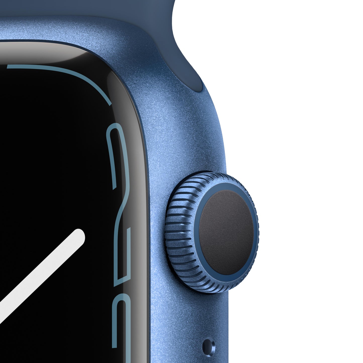 Apple Watch Series 7 GPS, 45mm Blue Aluminum Case with Abyss Blue Sport Band - Regular