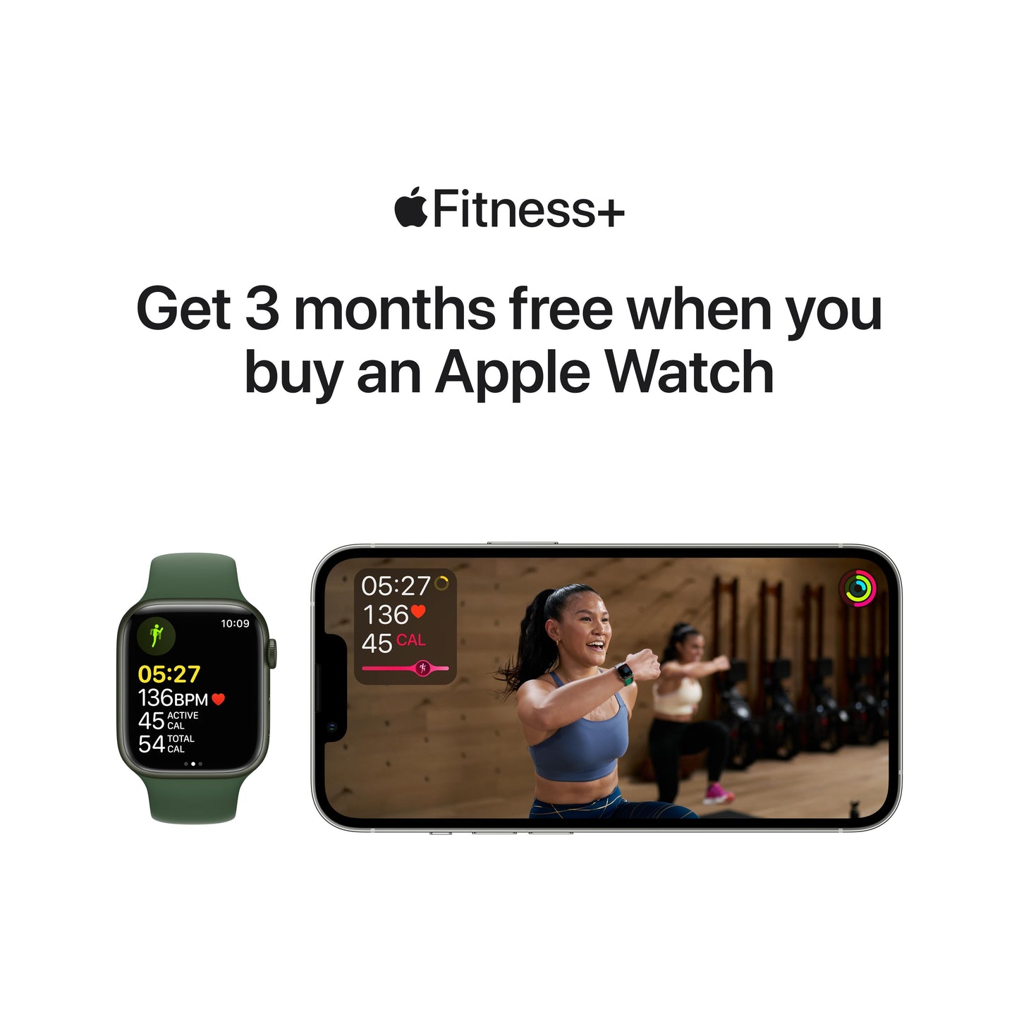 Apple Watch Nike Series 7 GPS, 41mm Midnight Aluminium Case with Anthracite/Black Nike Sport Band - Regular
