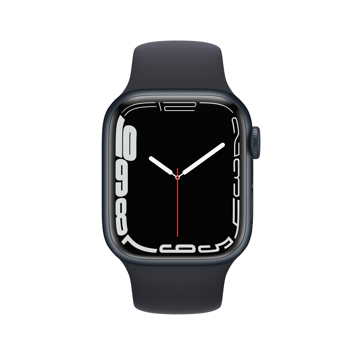 Apple Watch Series 7 GPS + Cellular, 41mm Midnight Aluminum Case with Midnight Sport Band - Regular