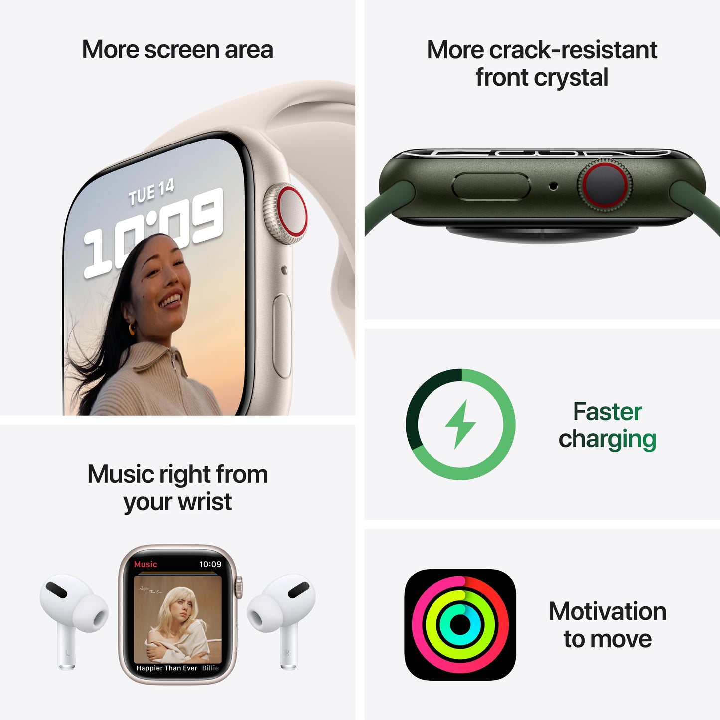 Apple Watch Series 7 GPS + Cellular, 41mm Silver Stainless Steel Case with Silver Milanese Loop
