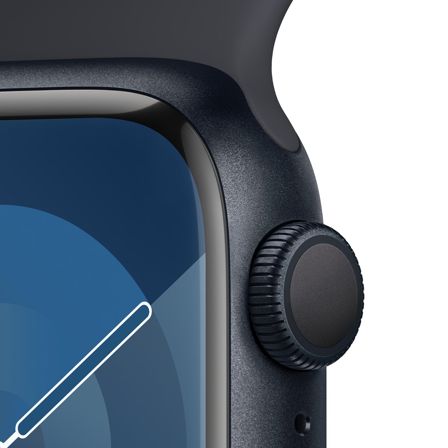 Apple Watch Series 8 GPS 41mm Midnight Aluminum Case with Midnight Sport Band - S/M