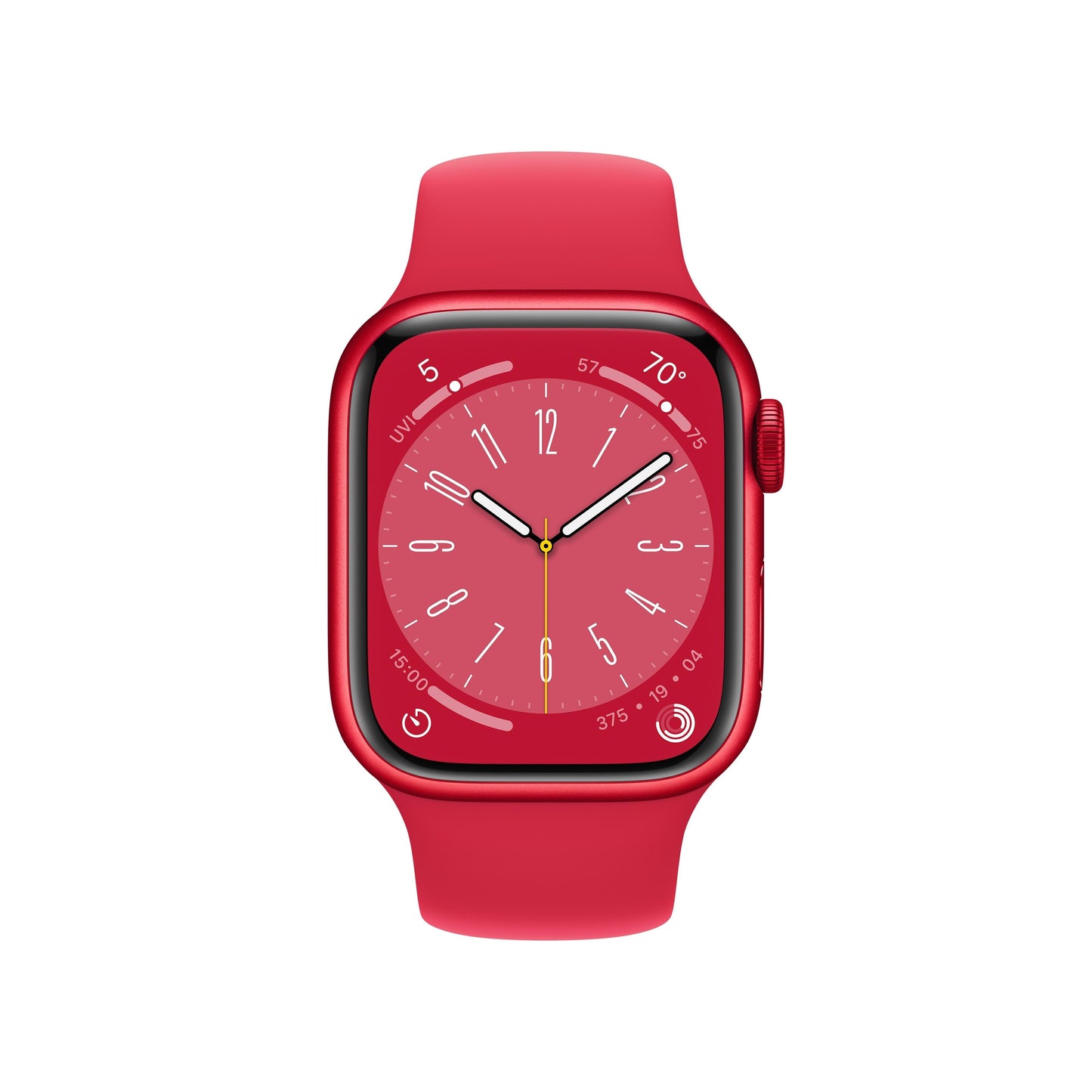 Apple Watch Series 8 GPS de 41 mm con caja de aluminio (PRODUCT)RED y correa deportiva (PRODUCT)RED - Talla S/M