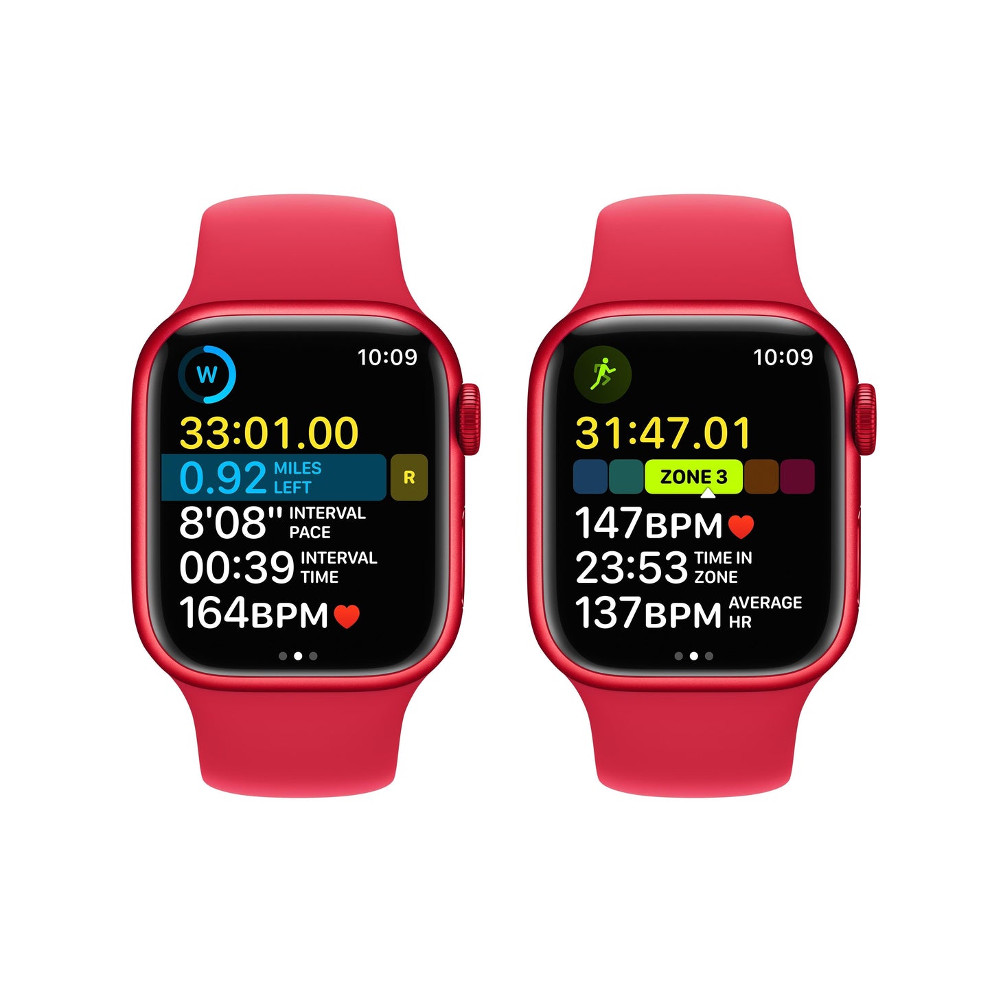 Apple Watch Series 8 GPS 41mm (PRODUCT)RED Aluminum Case with (PRODUCT)RED Sport Band - M/L