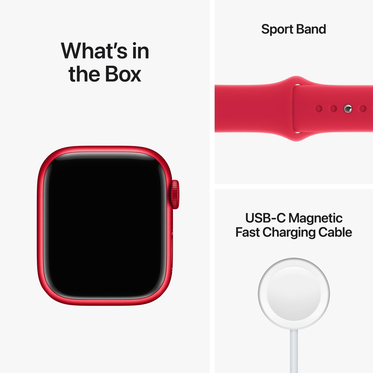 Apple Watch Series 8 GPS de 41 mm con caja de aluminio (PRODUCT)RED y correa deportiva (PRODUCT)RED - Talla S/M