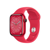 Apple Watch Series 8 GPS + Cellular 41mm (PRODUCT)RED Aluminum Case with (PRODUCT)RED Sport Band - M/L