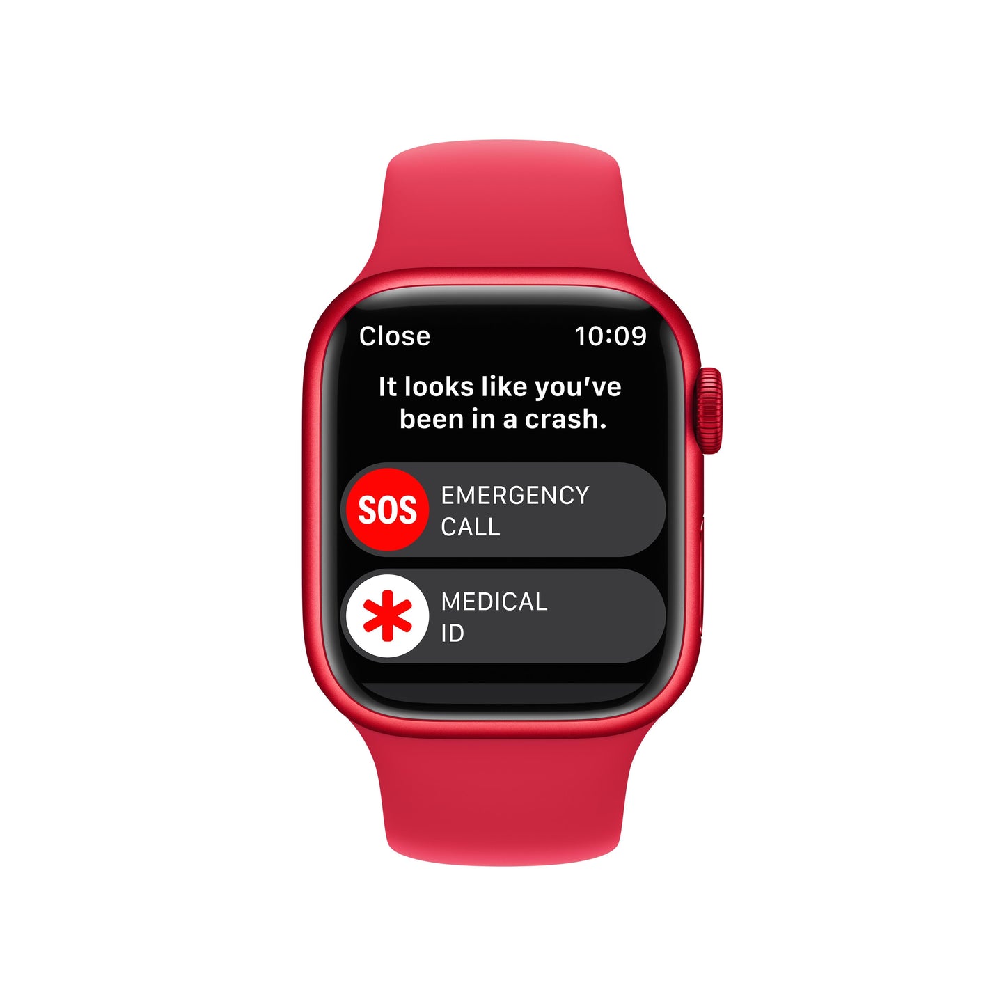 Apple Watch Series 8 GPS + Cellular 41mm (PRODUCT)RED Aluminum Case with (PRODUCT)RED Sport Band - S/M