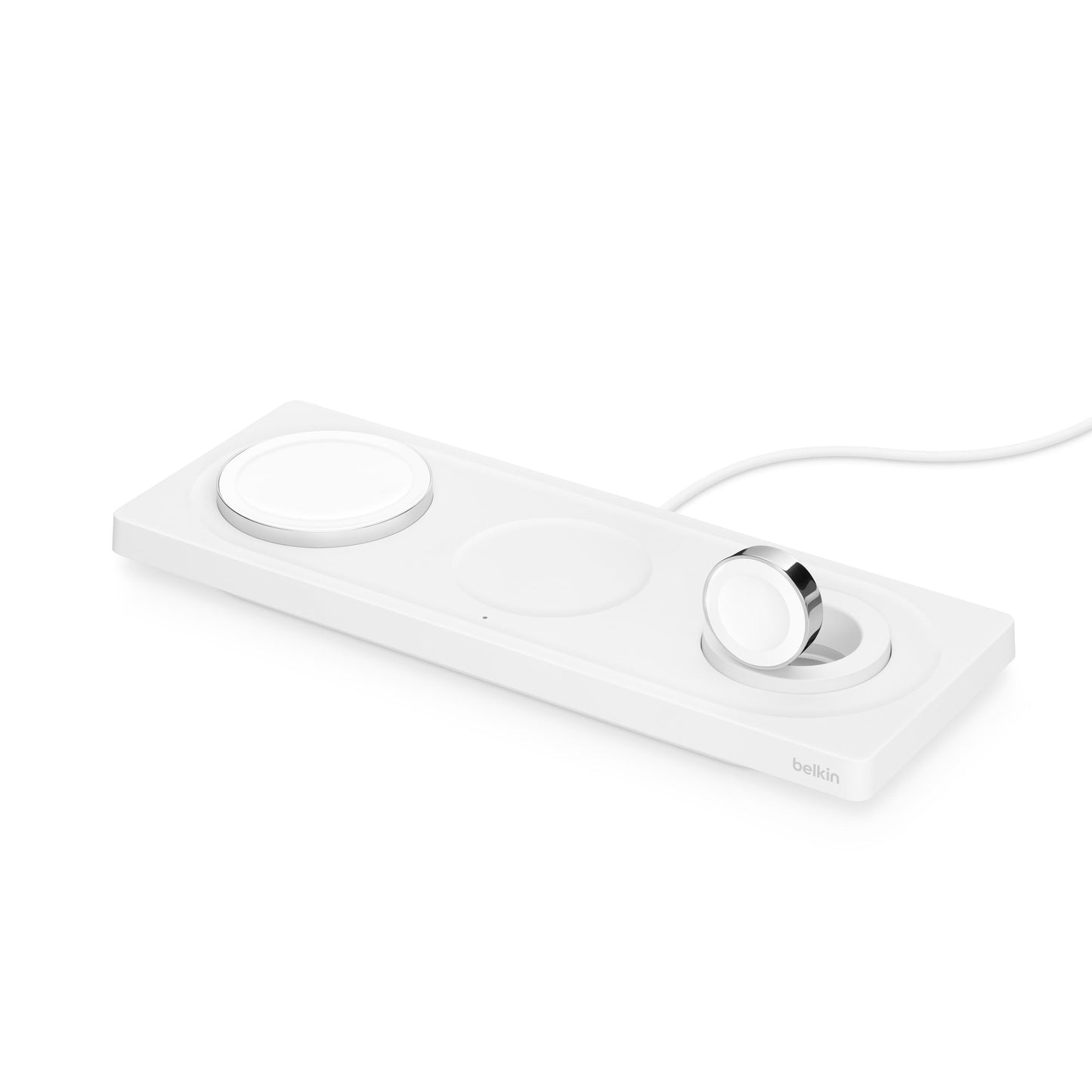 Belkin BOOST↑CHARGE™ PRO 3-in-1 Wireless Charging Pad with MagSafe - White