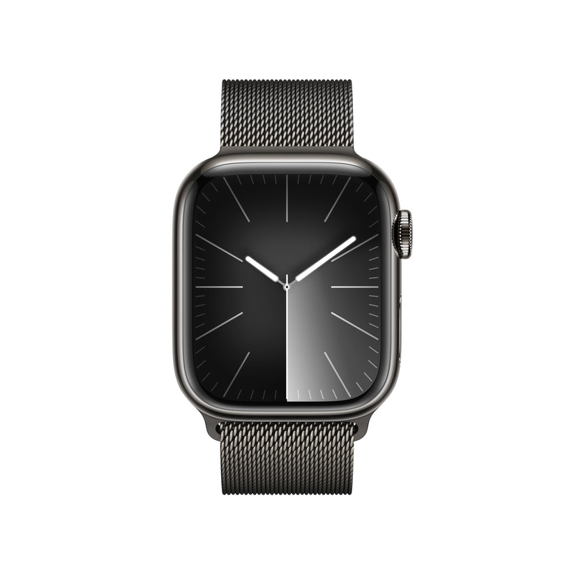 Apple_Watch_Series_9_LTE_41mm_Graphite_Stainless_Steel_Graphite_Milanese_Loop_PDP_Image_Position-2__en-US