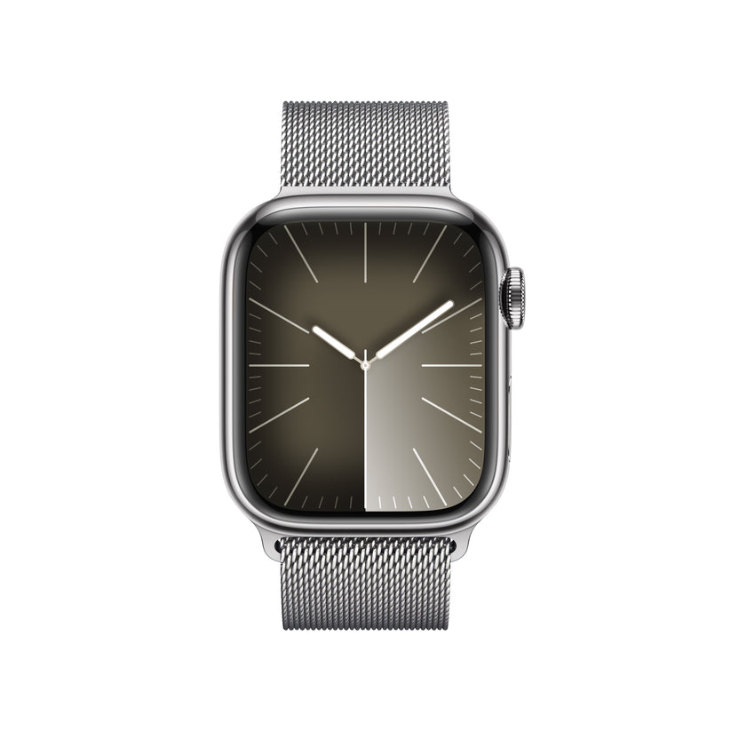 Apple_Watch_Series_9_LTE_41mm_Silver_Stainless_Steel_Silver_Milanese_Loop_PDP_Image_Position-2__en-US