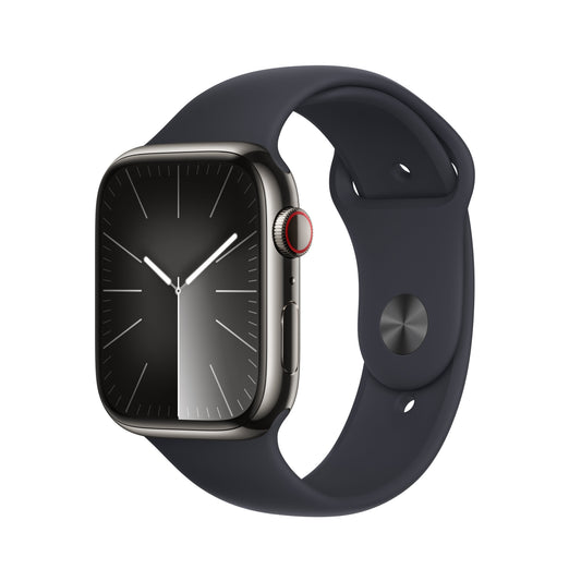 Apple_Watch_Series_9_LTE_45mm_Graphite_Stainless_Steel_Midnight_Sport_Band_PDP_Image_Position-1__en-US