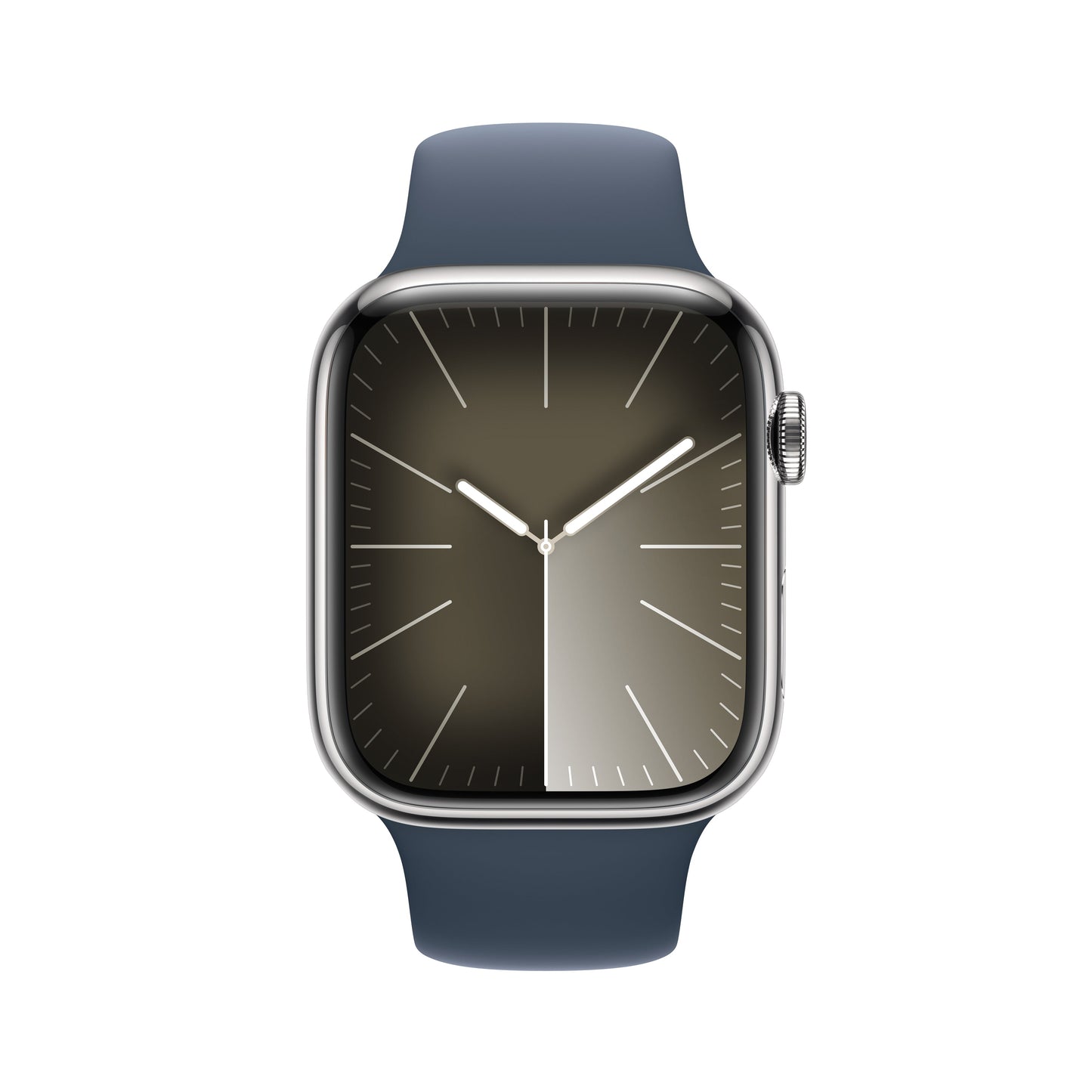 Apple_Watch_Series_9_LTE_45mm_Silver_Stainless_Steel_Storm_Blue_Sport_Band_PDP_Image_Position-2__en-US
