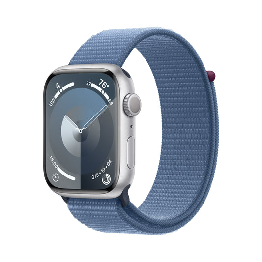 Apple_Watch_Series_9_GPS_45mm_Silver_Aluminum_Winter_Blue_Sport_Loop_PDP_Image_Position-1__en-US