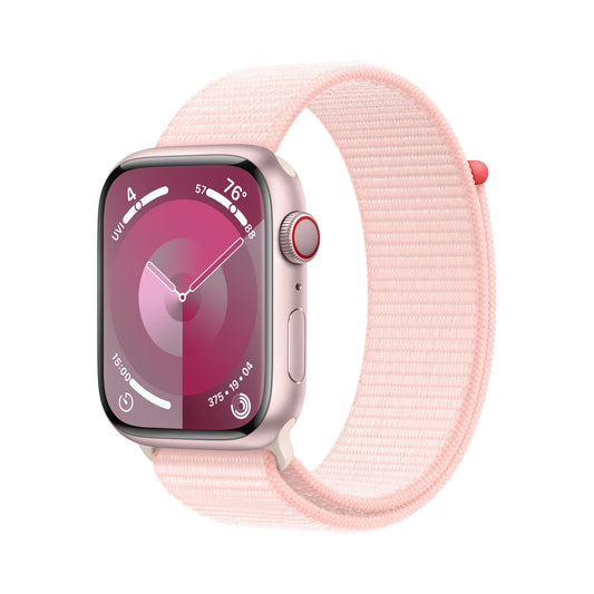 Apple_Watch_Series_9_LTE_45mm_Pink_Aluminum_Light_Pink_Sport_Loop_PDP_Image_Position-1__en-US