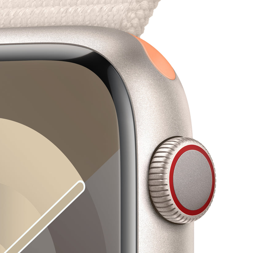 Apple_Watch_Series_9_LTE_45mm_Starlight_Aluminum_Starlight_Sport_Loop_PDP_Image_Position-3__en-US