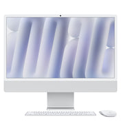 24 hüvelykes iMac Retina 4,5K kijelzővel: Apple M4 chip 8 magos CPU-val és 8 magos GPU-val, 512GB SSD, 16GB RAM, Magic Trackpad, Magic Keyboard - nemzetközi angol - ezüst CTO
