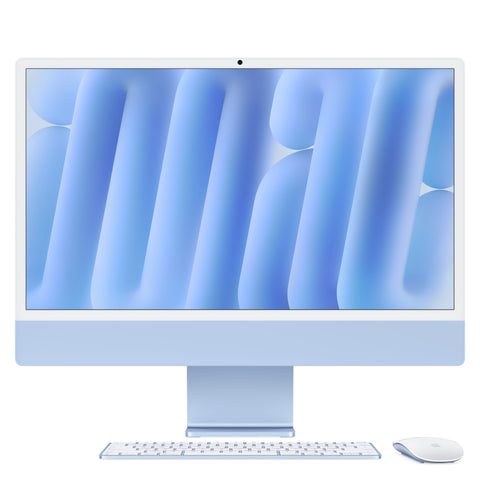 24 hüvelykes iMac Retina 4,5K kijelzővel: Apple M4 chip 10 magos CPU-val és 10 magos GPU-val, 1TB SSD, 32GB RAM, Magic Mouse, Magic Keyboard Touch ID-val és számbillentyűzettel – nemzetközi angol - kék CTO