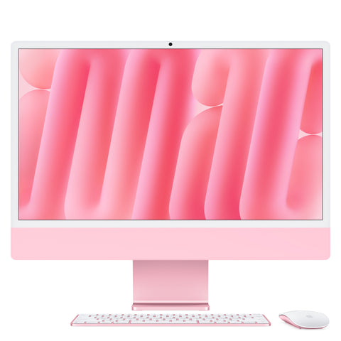 24 hüvelykes iMac Retina 4,5K kijelzővel: Apple M4 chip 10 magos CPU-val és 10 magos GPU-val, 2TB SSD, 32GB RAM, Magic Trackpad, Magic Keyboard Touch ID-val - magyar - rózsaszín CTO