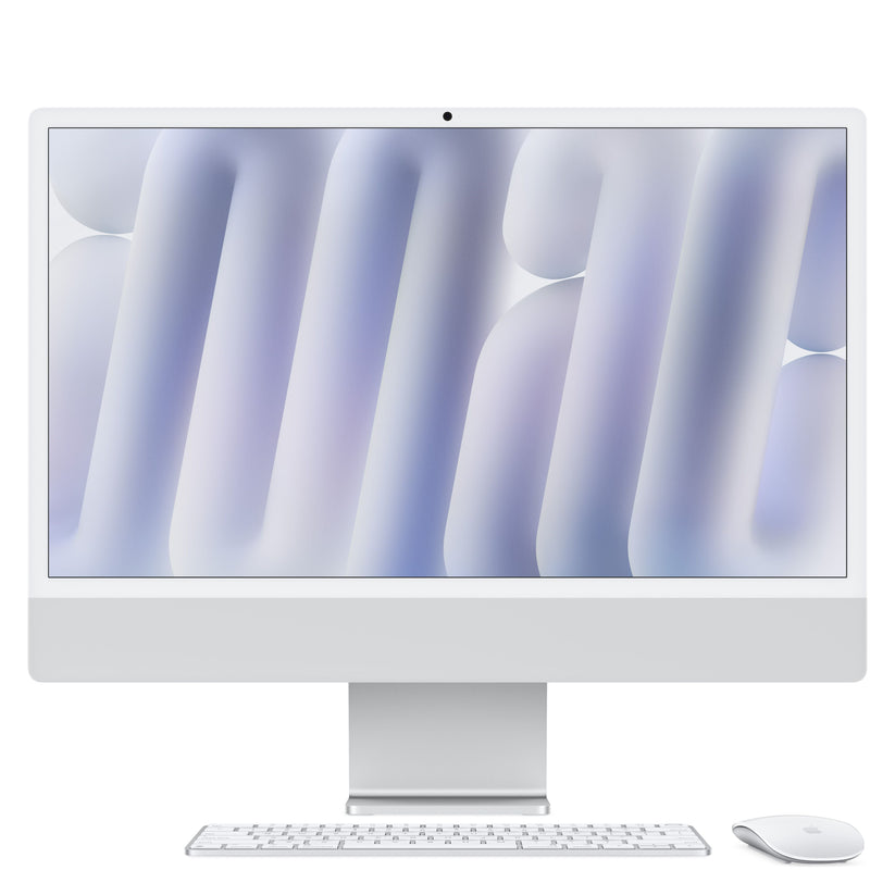 24 hüvelykes iMac Retina 4,5K kijelzővel: Apple M4 chip 10 magos CPU-val és 10 magos GPU-val, 2TB SSD, 24GB RAM, Magic Trackpad, Magic Keyboard Touch ID-val és számbillentyűzettel – magyar - ezüst CTO