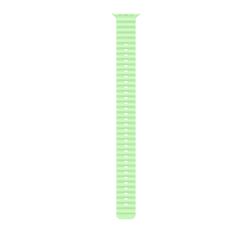 49mm-neon-green-ocean-band-extension-natural-titanium-finish_MGCG4