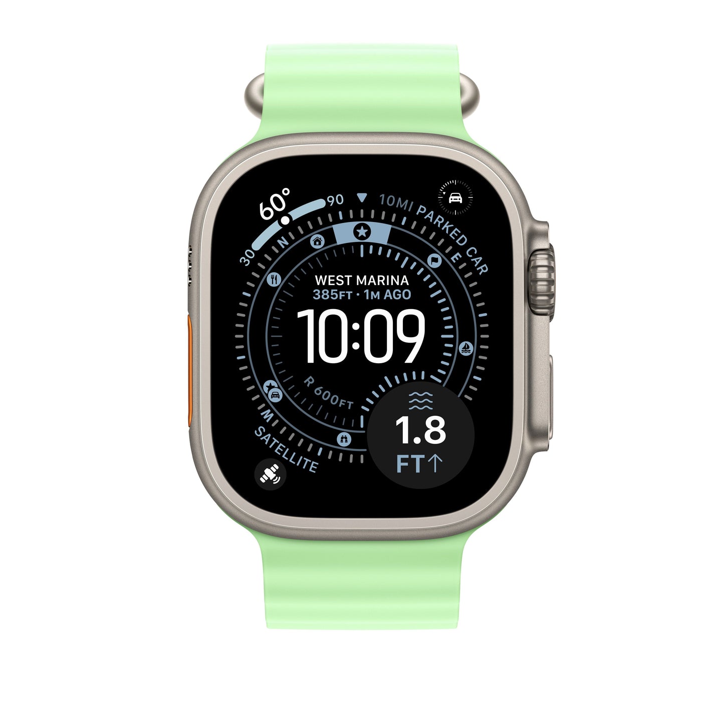 49mm-neon-green-ocean-band-natural-titanium-finish_MGCF4_AV2